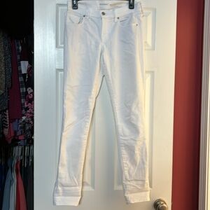 Old navy white mid rise jeans original fit size 2 regular